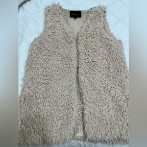Furry winter vest
